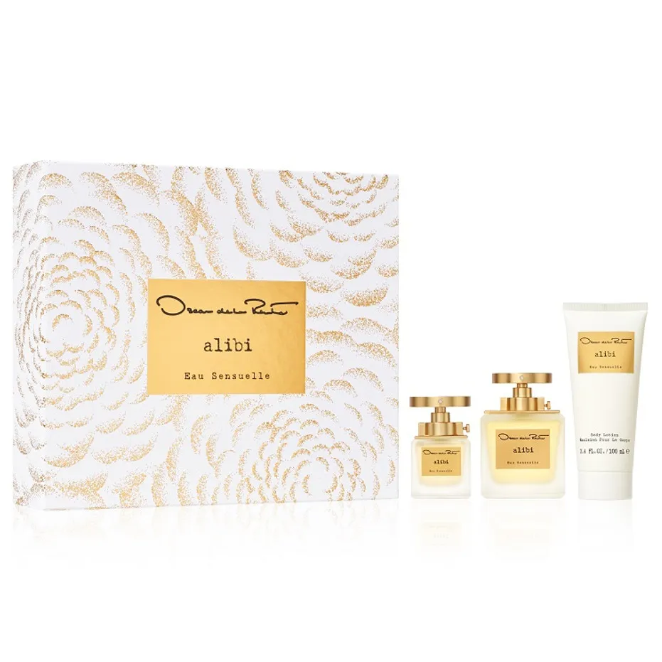 Alibi Eau Sensuelle by Oscar De La Renta 100ml EDP 3pc Gift Set