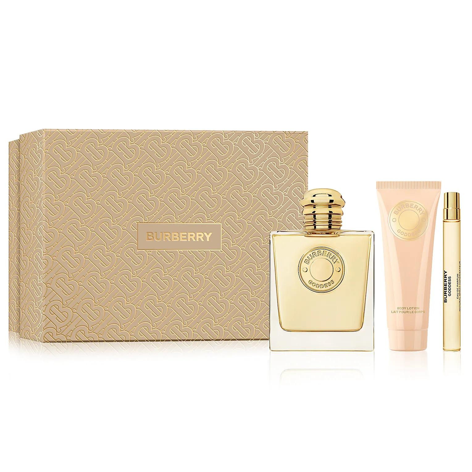 Burberry Goddess by Burberry 100ml EDP 3 Piece Gift Set