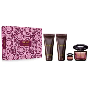 Crystal Noir by Versace 90ml EDP 4 Piece Gift Set