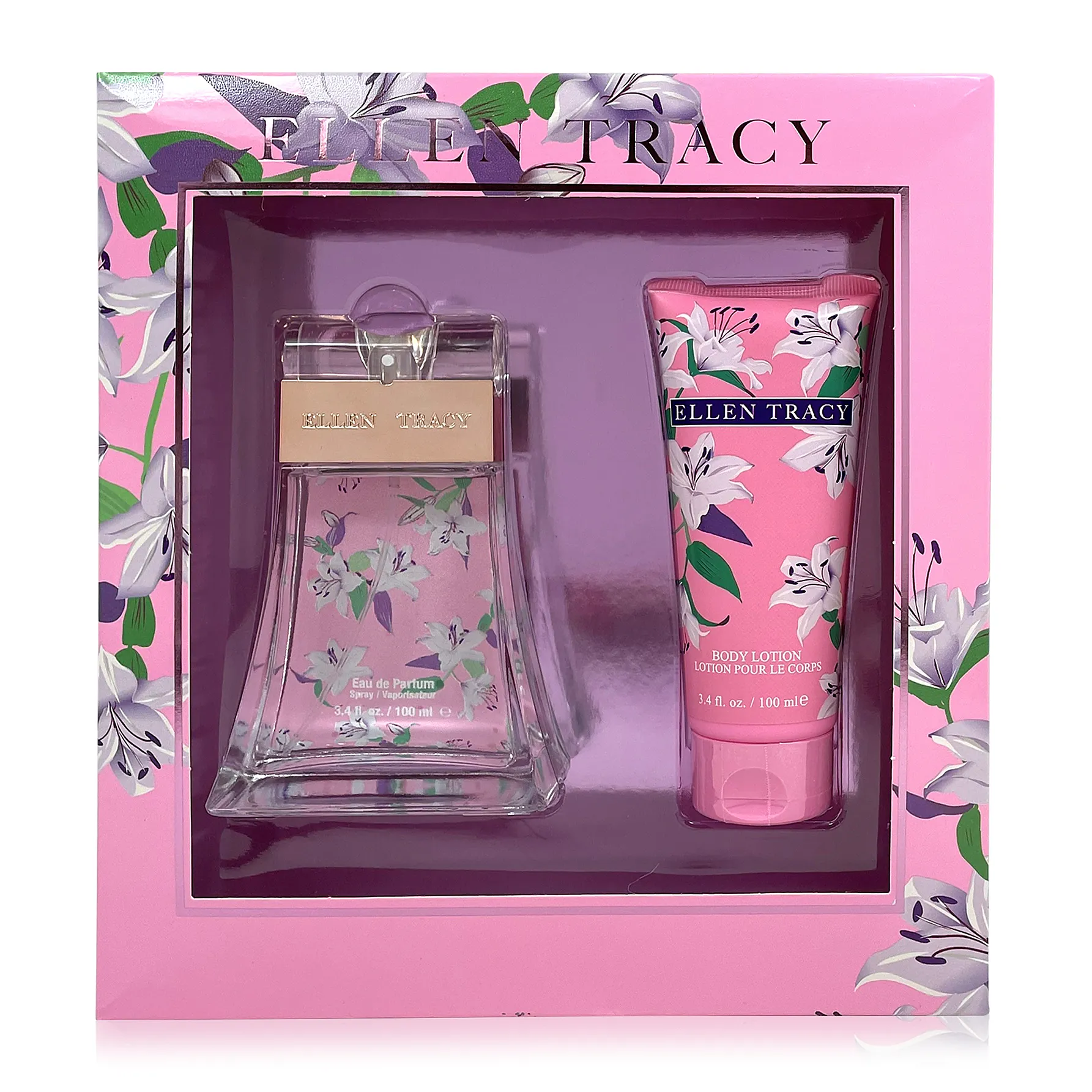 Floral Sparkling by Ellen Tracy 100ml EDP 2 Piece Gift Set