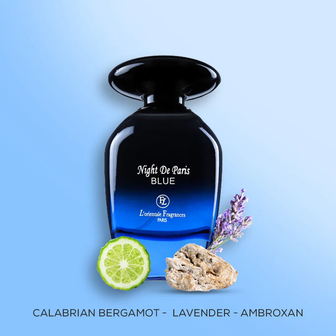 Night de Paris Blue By Lorientale Fragrances Eau de Parfum 3.4 oz