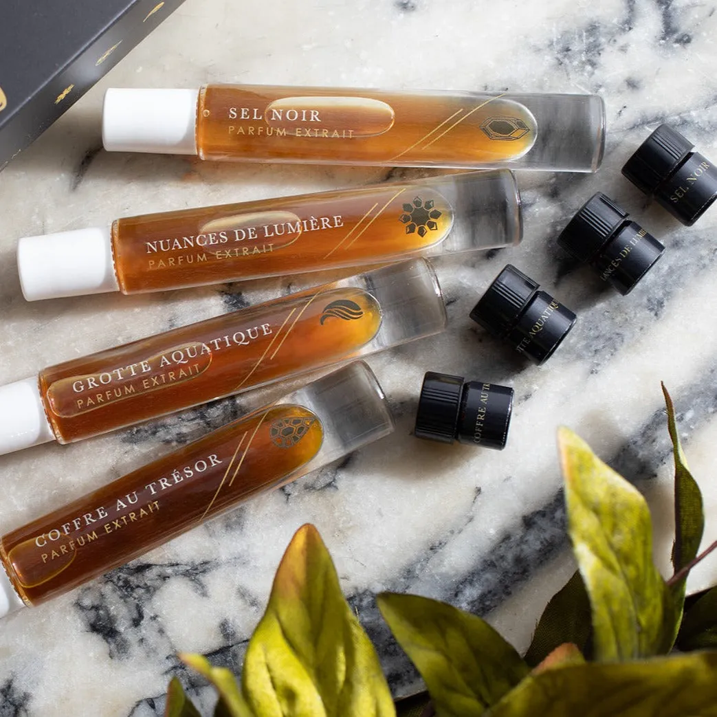 Vanille Geologique boxed set of all four fragrances